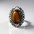 Anello in argento con Occhio di Tigre (Desert Chic)