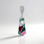 Ciondolo in argento con Opale di Welo (SAELOCANA)