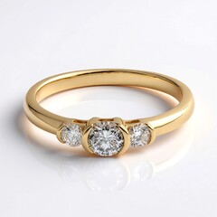 Anello in oro con Diamante SI1 (H)