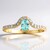 Anello in oro con Tormalina Paraíba Brasiliana (AMAYANI)
