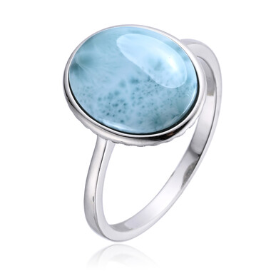 Larimar-Silberring