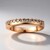 Anello in oro con Diamante Rose de France SI1 di Argyle (Annette)