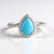 Anello in argento con Turchese Sleeping Beauty (Faszination Türkis)