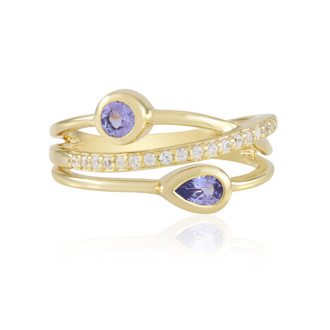 Anello in argento con Tanzanite