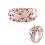 Bague en argent et Grenat Rhodolite (SAELOCANA)