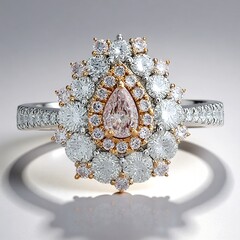 Anello in oro con Diamante Rosa I1 (CIRARI)