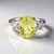Anello in argento con Quarzo Limone