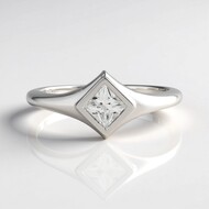 Anillo en plata con Zircón
