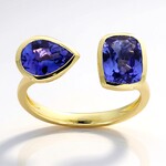 Anello in oro con Tanzanite AAA (CIRARI)