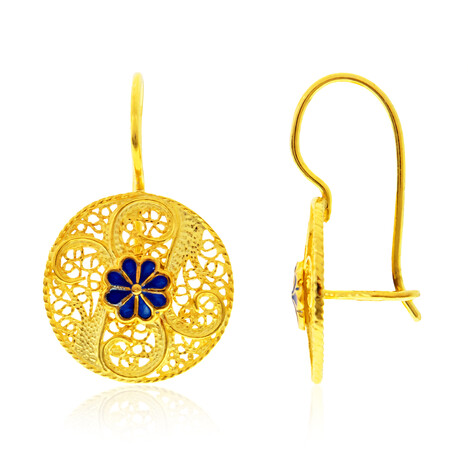 Pendientes en plata (Joias do Paraíso)