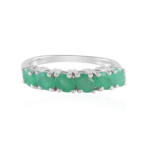 Anello in argento con Smeraldo Socoto