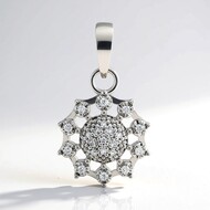 Colgante en plata con Diamante I1 (G) (Annette)