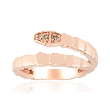 Anello in argento con Diamante Argyle Rose de France I1 (Annette)