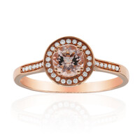 Anello in oro con Morganite AAA (CIRARI)