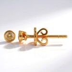 Orecchini in oro con Diamante Rose de France SI1 di Argyle (Annette)