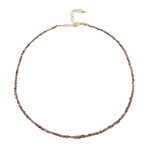 Collar en plata con Diamante color cobre