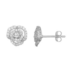 Pendientes en plata con Zircón
