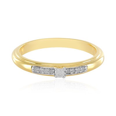 I3 (J) Brillant-Silberring