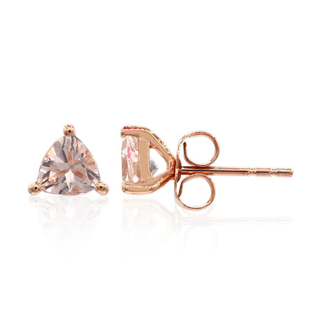 Orecchini in oro con Morganite
