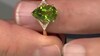 Anillo en oro con Peridoto de Dashihe (CIRARI)