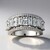 Anello in argento con Topazio Bianco