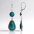 Orecchini in argento con Turchese Kingman Mohave Blu (Jones Lee)