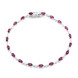 Rhodolite Silver Bracelet