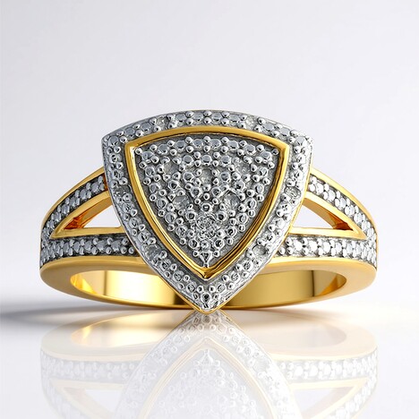 Anello in argento con Diamante I3 (I)