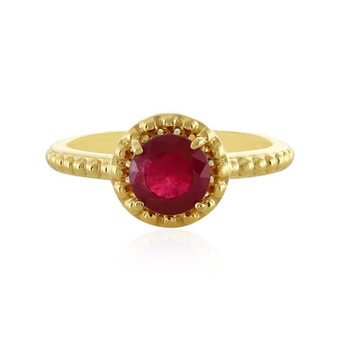 Anello in argento con Rubino del Madagascar
