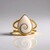 Anello in argento con Occhio di Shiva (Bali Barong)