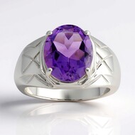 Amethyst-Silberring (Pallanova)