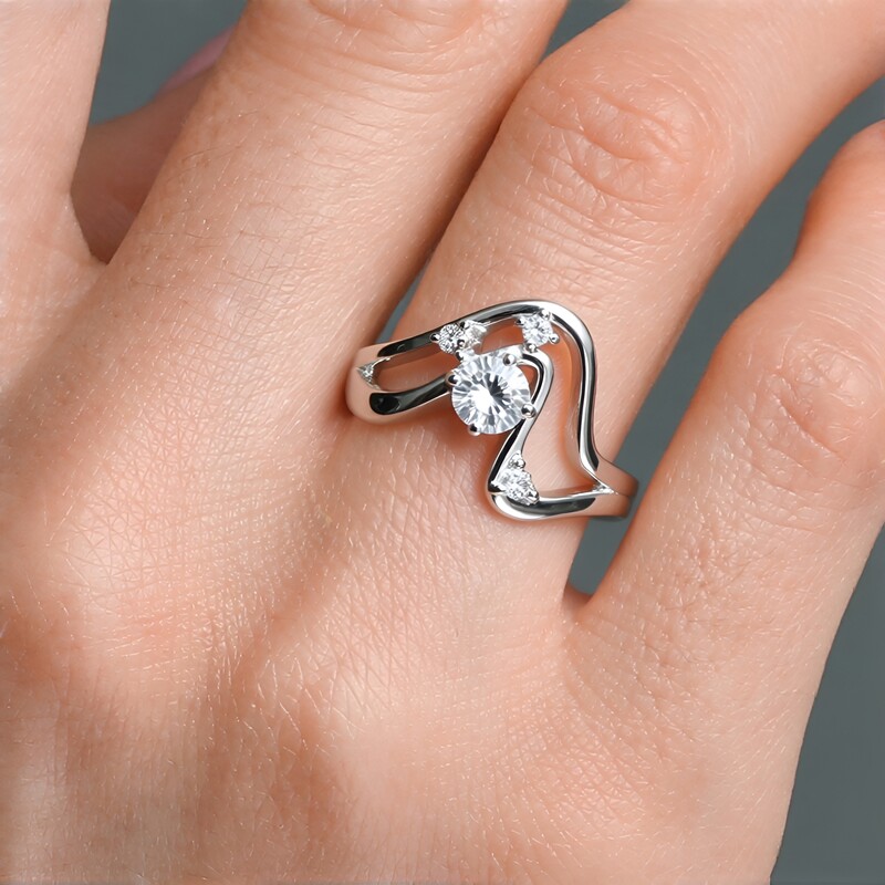 Anello in argento con Zircone (de Melo Essence)