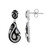 Boucles d'oreilles en argent et Zircon
