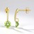 Orecchini in argento con Peridoto