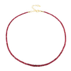 Madagascar Ruby Silver Necklace