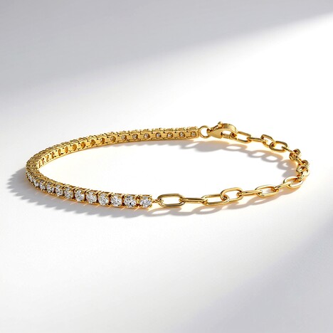 Bracciale in oro con Diamante SI1 (H) (CIRARI)