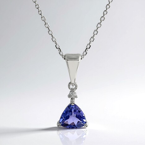 Collier en or et Tanzanite AAA