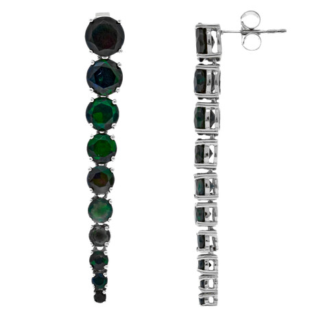 Mezezo-Opal-Silberohrringe (de Melo)