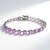 Bracciale in argento con Ametista
