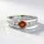 Anello in argento con Cianite Arancione della Tanzania