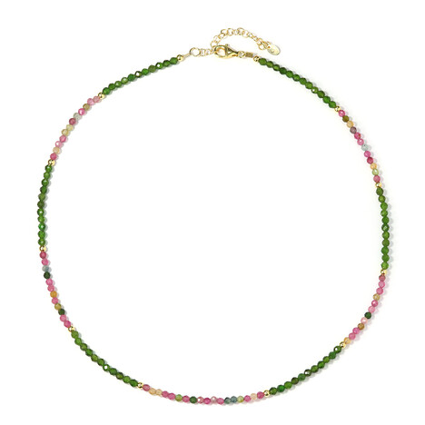 Collar en plata con Diópsido de Rusia