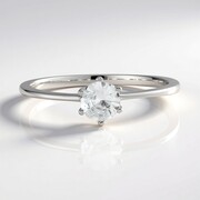 Anello in argento con Zircone