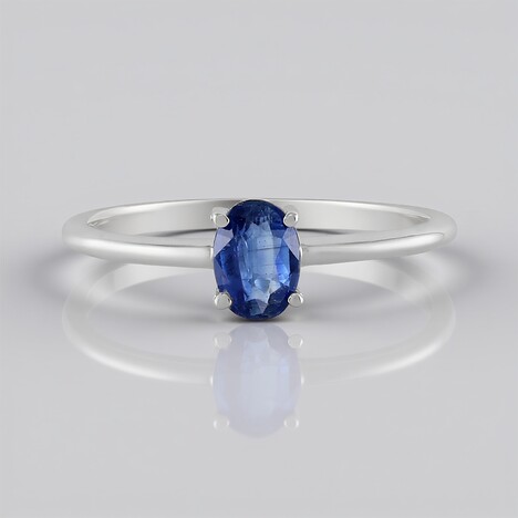 Anello in argento con Cianite