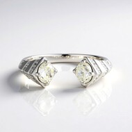 Anillo en oro con Diamante I2 (H) (de Melo Gold)