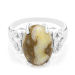 Bague en argent et Quartz Dinosaure