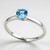 Anello in argento con Topazio Marambaia