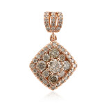 Ciondolo in oro con Diamante Rose de France VS1 di Argyle (Annette)