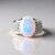 Anello in argento con Opale di Welo