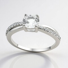 Anello in argento con Danburite