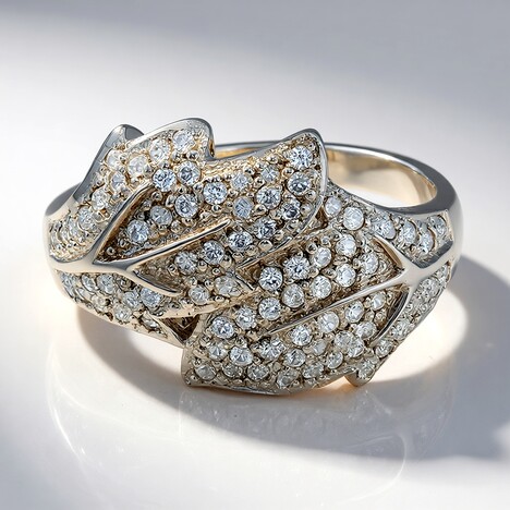 Bague en argent et Zircon